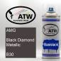 Preview: AMG, Black Diamond Metallic, B30: 400ml Sprühdose, von ATW Autoteile West.